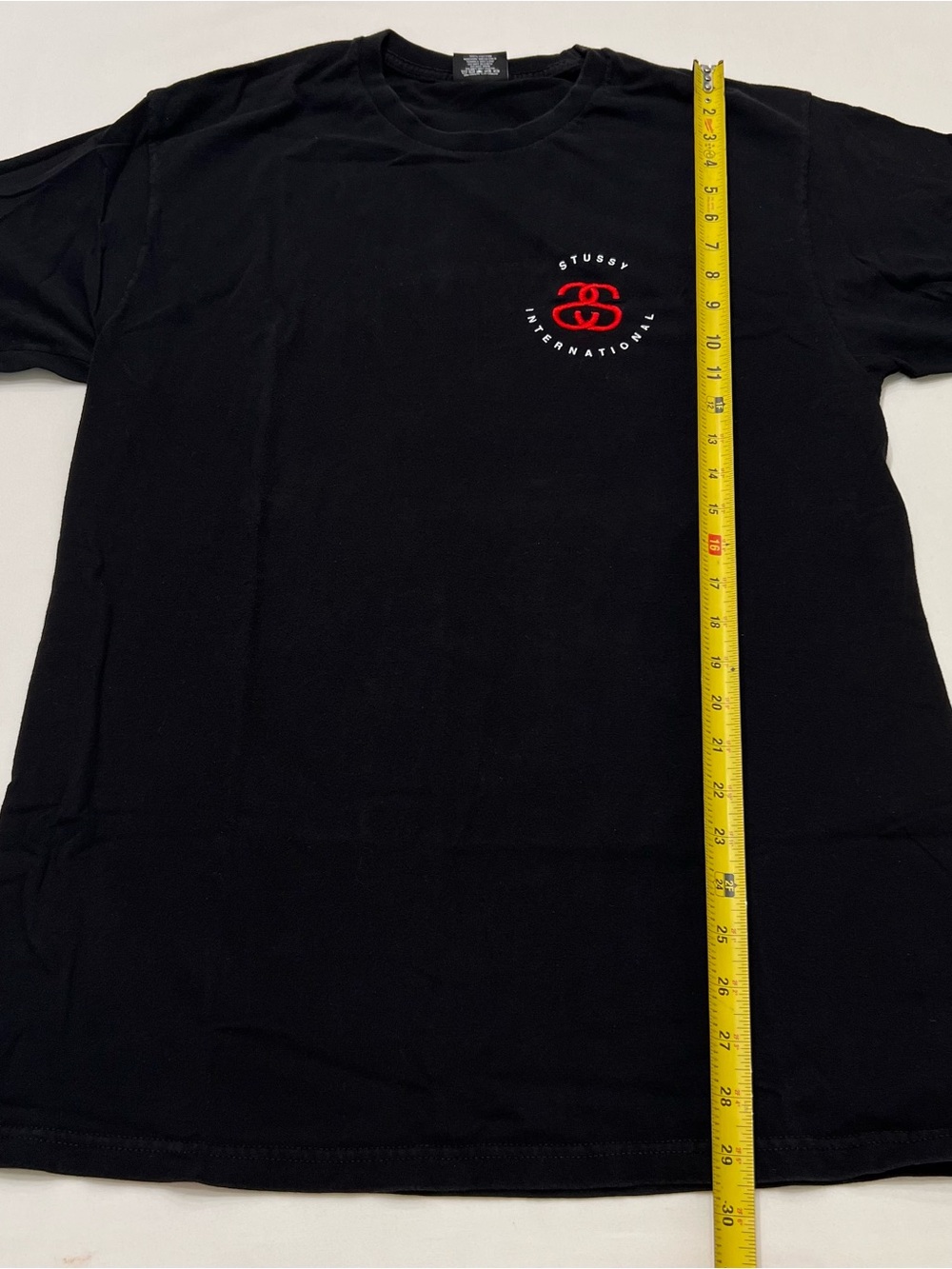 Y2K Stussy Embroidered Logo Skate Tee Shirt Sz Large Short Sleeve Streetwear - Picture 6 of 6